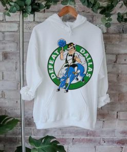 Boston Celtics defeat Dallas Mavericks logo shirt