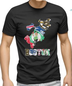 Boston Map Sports Teams Red Sox, Celtics, Patriots And Bruins Shirt