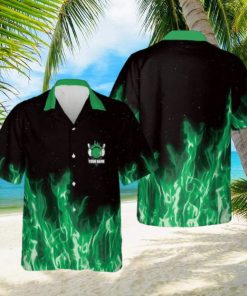 Bowling Green Flame Magic Fire Personalized Hawaiian Shirt