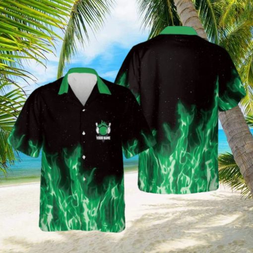 Bowling Green Flame Magic Fire Personalized Hawaiian Shirt