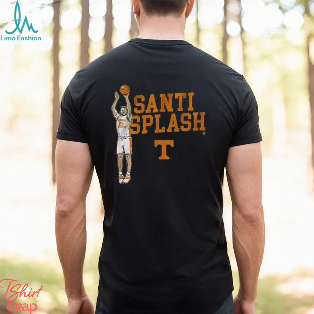 BreakingT Adult Tennessee Volunteers Black Santiago Vescovi 'Santi Splash' T Shirt BreakingT Adult Tennessee Volunteers Black Santiago Vescovi 'Santi Splash' T Shirt