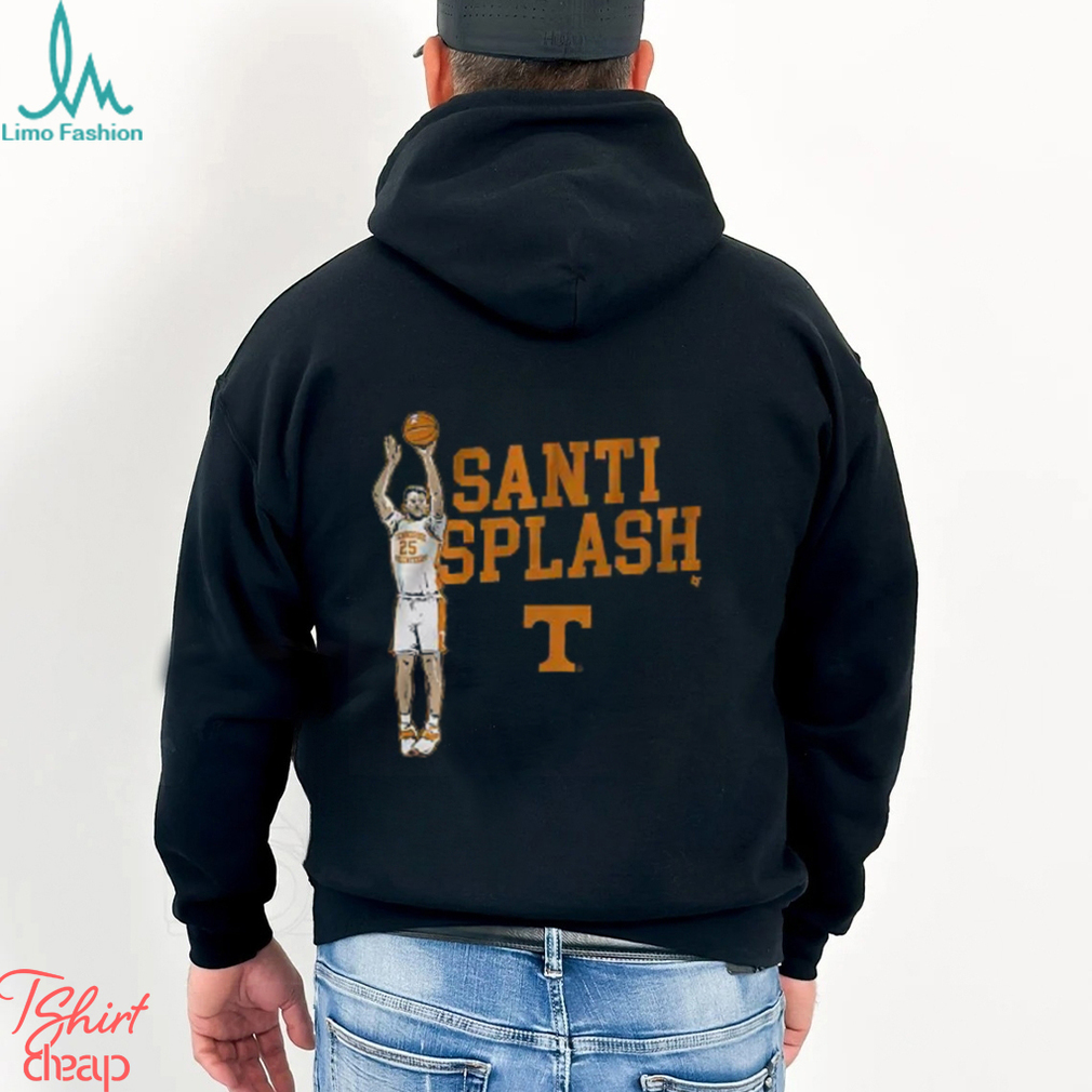 BreakingT Adult Tennessee Volunteers Black Santiago Vescovi 'Santi Splash' T Shirt BreakingT Adult Tennessee Volunteers Black Santiago Vescovi 'Santi Splash' T Shirt