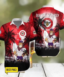 Brentford FC 3D Hawaiian Shirt And Shorts For Fans