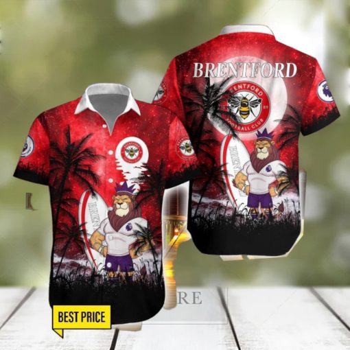 Brentford FC 3D Hawaiian Shirt And Shorts For Fans