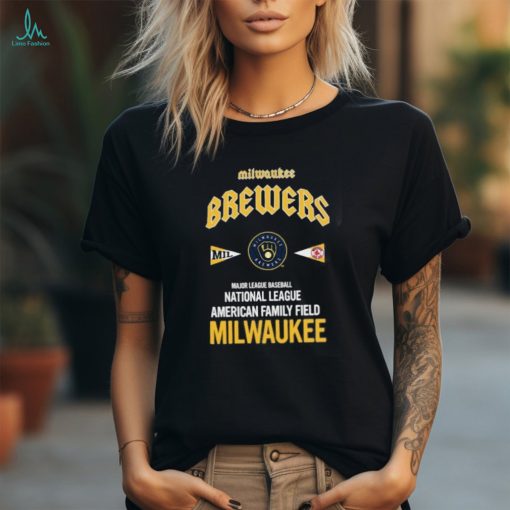 Brewers Pro Standard Oversized City Tour Graphic Shirt