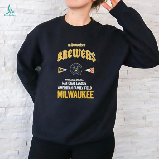 Brewers Pro Standard Oversized City Tour Graphic Shirt