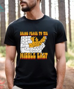 Bring Peace To The Middle East Usa Map Shirt, hoodie, sweater, long sleeve and tank top Bring Peace To The Middle East Usa Map Shirt
