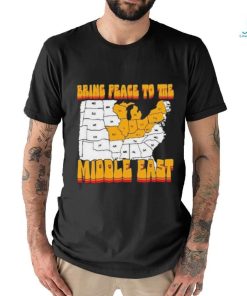 Bring Peace To The Middle East Usa Map T shirt
