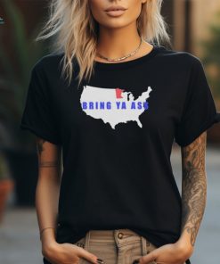 Bring Ya Ass Map Minnesota Basketball Fan T Shirt