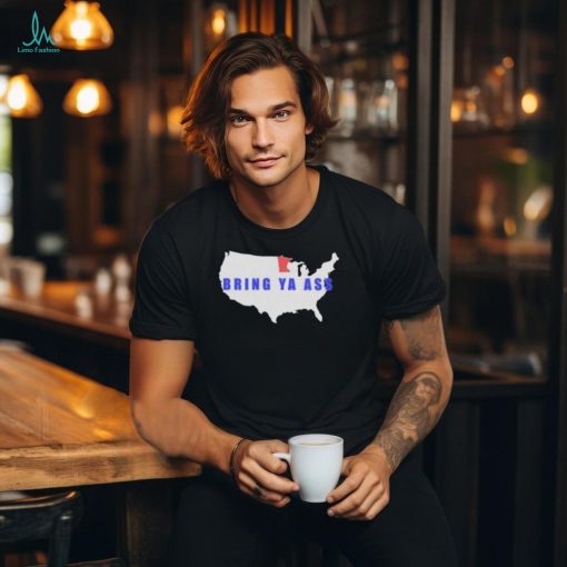 Bring Ya Ass Map Minnesota Basketball Fan T Shirt