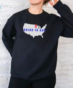 Bring Ya Ass Map Minnesota Basketball Fan T Shirt