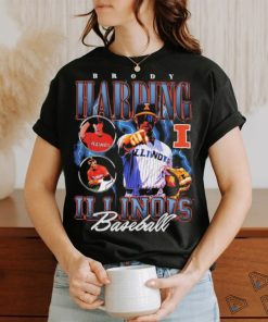 Brody Harding Illinois Baseball Bootleg T shirt