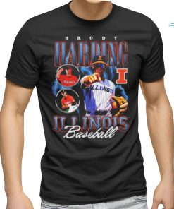 Brody Harding Illinois Baseball Bootleg T shirt