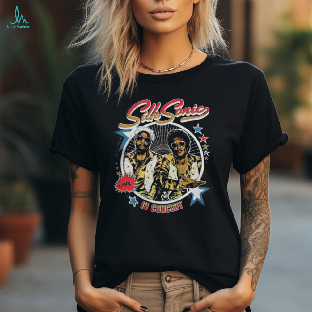 Bruno Mars Merch Silk Sonic Vegas Residency T Shirt Bruno Mars Merch Silk Sonic Vegas Residency T Shirt