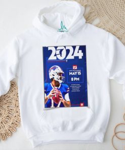 Buffalo Bills 2024 Season Schedule Poster Shirt