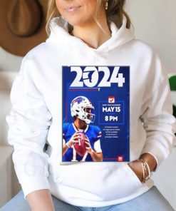 Buffalo Bills 2024 Season Schedule Poster Shirt