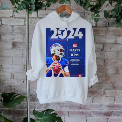 Buffalo Bills 2024 Season Schedule T Shirt