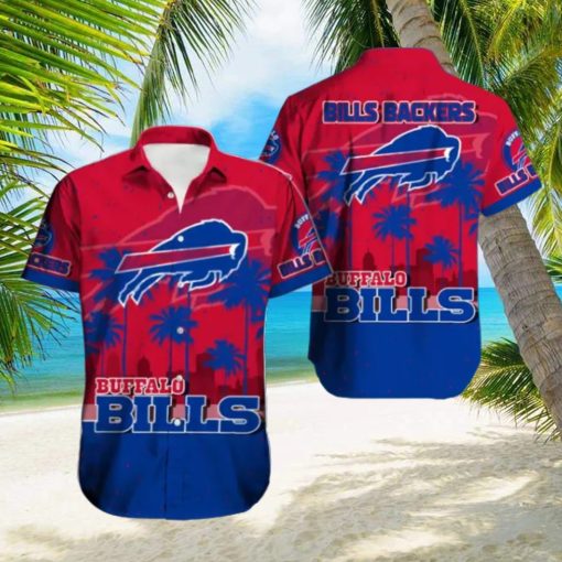 Buffalo Bills Hawaiian Tracksuit Button Down Shirt Drawstring Beach Shorts Gifts