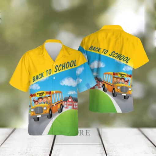Bus Driver Back To School Hawaiian Shirt