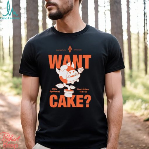 Cake Milk Optional First Slice Is Free Shirts