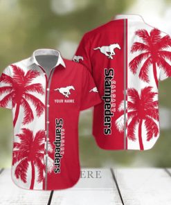 Calgary Stampeders CFL Tropical Hawaiian Shirt