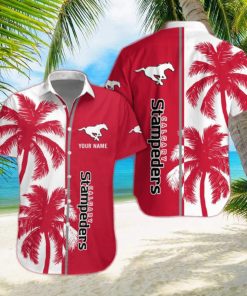 Calgary Stampeders CFL Tropical Hawaiian Shirt