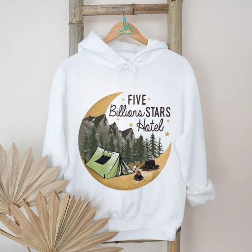 Camping five billions stars hotel shirt