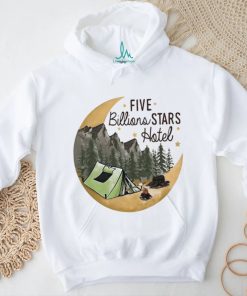 Camping five billions stars hotel shirt