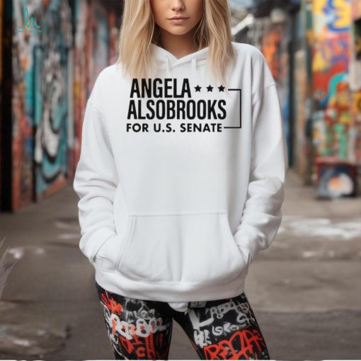 Candidly tiff wearing angela alsobrooks for us senate shirt