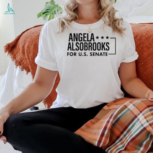 Candidly tiff wearing angela alsobrooks for us senate shirt