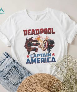 Captain America X Marvel Deadpool Wolverine Shirt