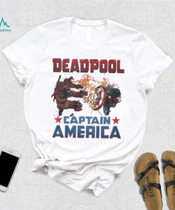 Captain America X Marvel Deadpool Wolverine Shirt