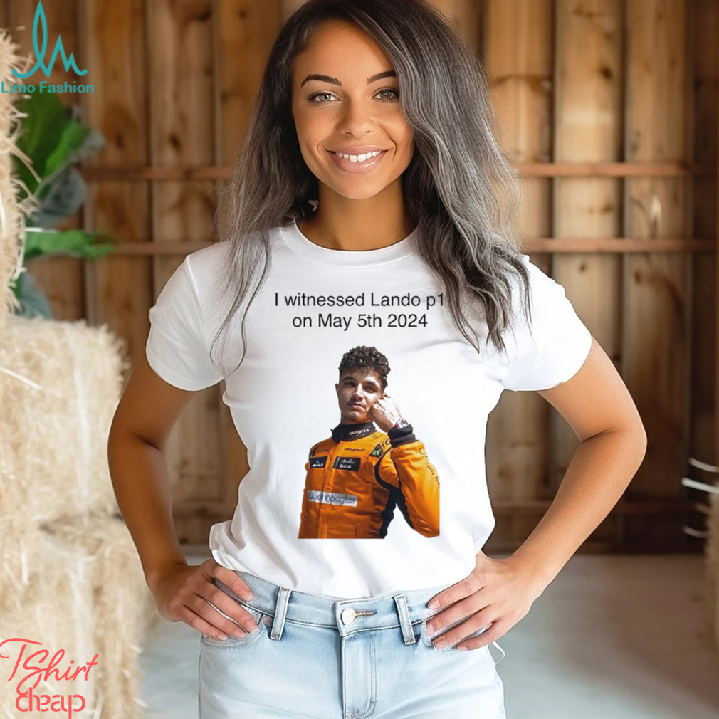 Carlin I Witnessed Lando P1 On May 5th 2024 Shirt Carlin I Witnessed Lando P1 On May 5th 2024 Shirt