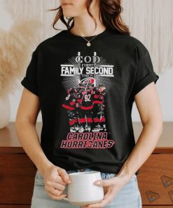 Carolina Hurricanes God First Family Second Then Hockey T Shirt