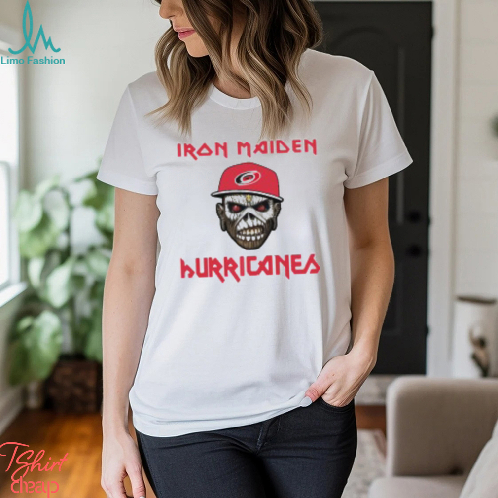 Carolina Hurricanes Iron Maiden Rock Band T Shirt