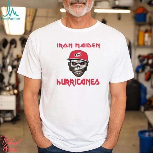 Carolina Hurricanes Iron Maiden Rock Band T Shirt
