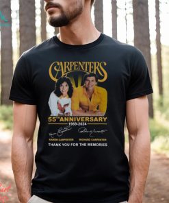 Carpenters 55th Anniversary 1969 2024 Thank You For The Memories T Shirt