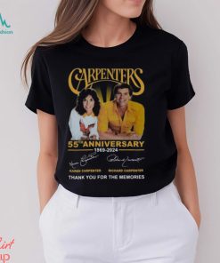 Carpenters 55th Anniversary 1969 2024 Thank You For The Memories T Shirt