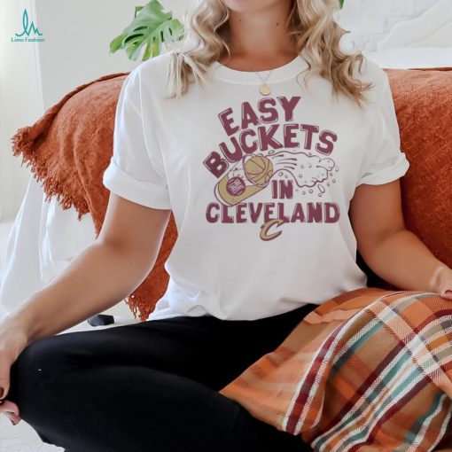 Cavs x Great Lakes Brewing Easy Buckets Tee shirt