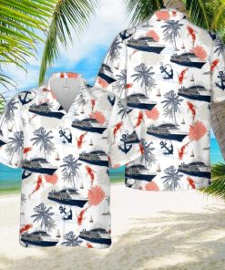 Celebrity Cruises Celebrity Eclipse Blue Color Hawaiian Shirt