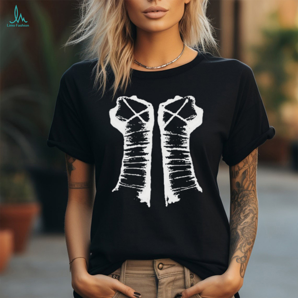 Chalk line cm punk fists straight edge shirt Chalk line cm punk fists straight edge shirt