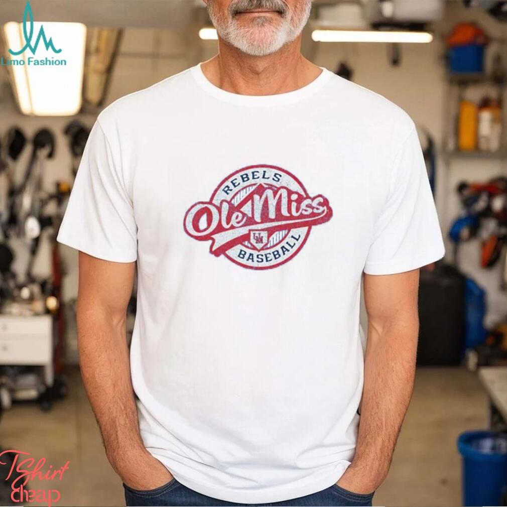 Champion Men's Ole Miss Rebels Black Baseball T Shirt Champion Men's Ole Miss Rebels Black Baseball T Shirt