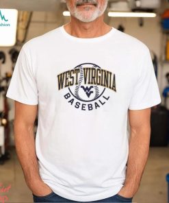 Champion Men's West Virginia Mountaineers Grey Baseball T Shirt