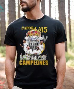 Champions League A Por La 15 Real Madrid 2024 Fan T Shirt