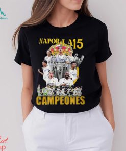 Champions League A Por La 15 Real Madrid 2024 Fan T Shirt