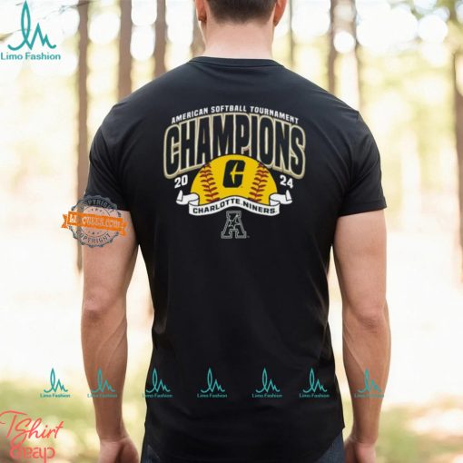 Charlotte Niners 2024 American Softball Tournament Champions logo shirt