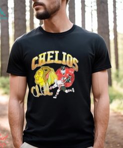 Chicago Blackhawks 7 Chelios Jersey 1990 1999 retirement 90s shirt