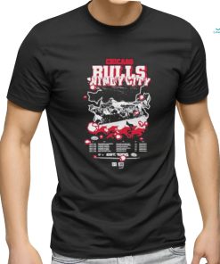 Chicago Bulls Bleacher Report x Mitchell and Ness Unisex World Tour T Shirt