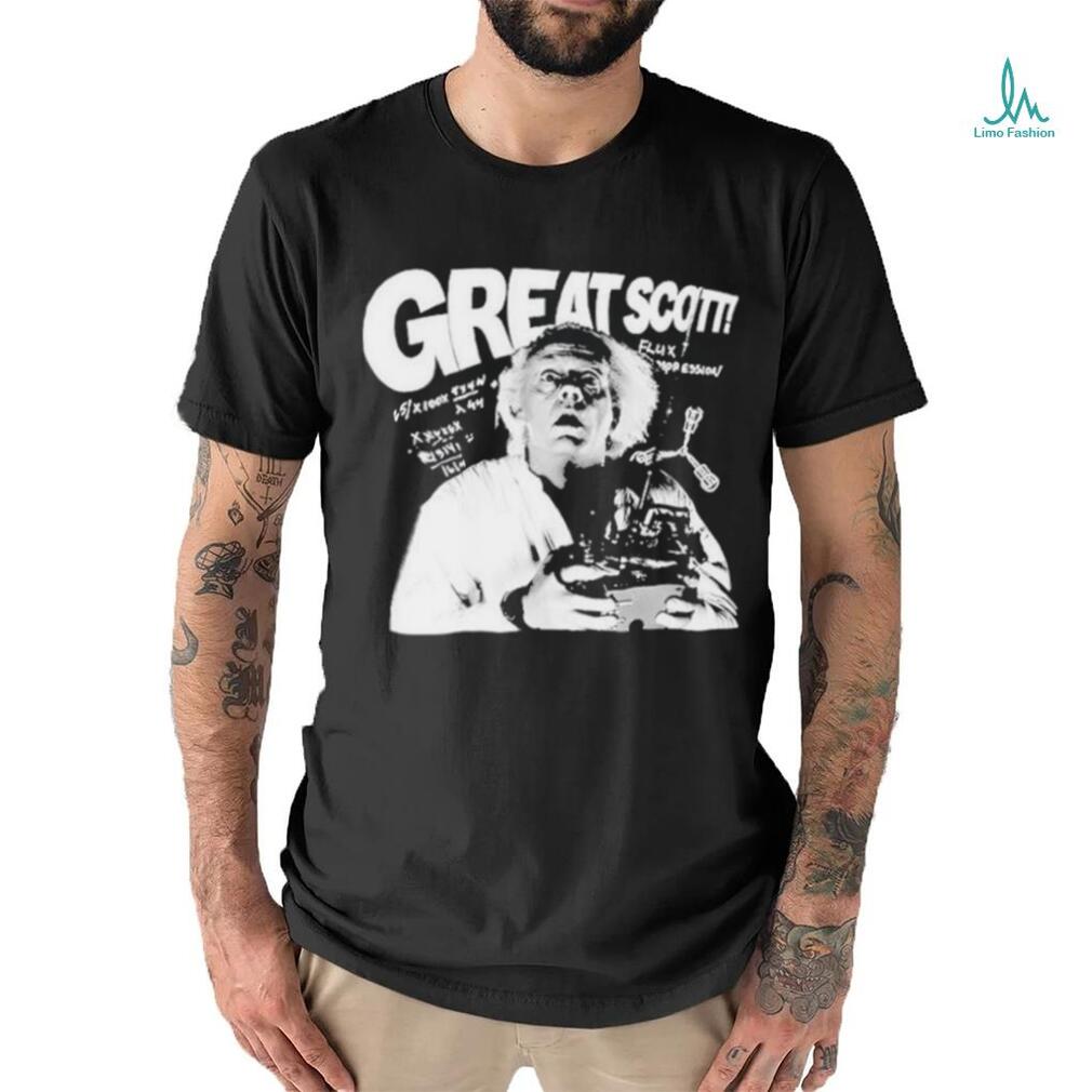 Christopher Lloyd Wearing Great Scott Shirt Christopher Lloyd Wearing Great Scott Shirt