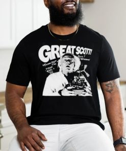 Christopher Lloyd Wearing Great Scott Shirt